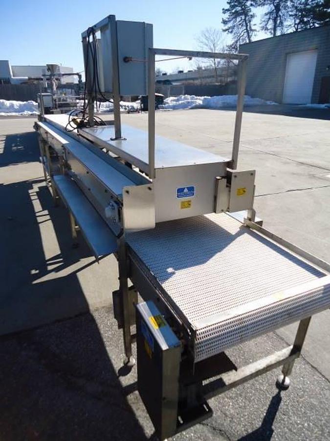 Used American Conveyor Corporation Multi-Section Conveyor, Stainless Steel
