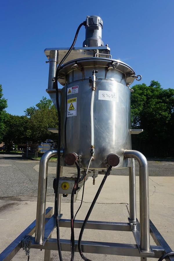 Used 30 Gallon SS Self-Contained Electric Jacketed Mix Tank/Kettle