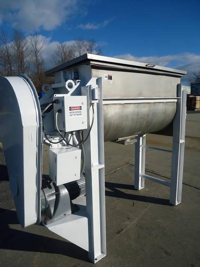 Used 20 Cu.ft. Stainless Steel Double Ribbon Blender