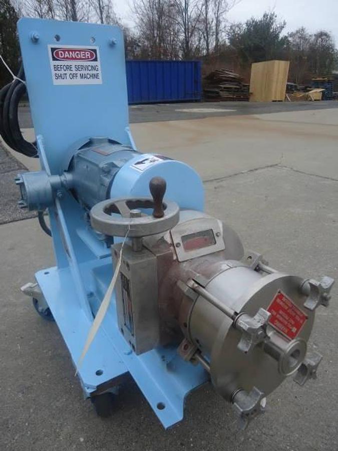 Used Greerco W250v-B Stainless Steel Colloid Mill, 2hp, Explosion Proof