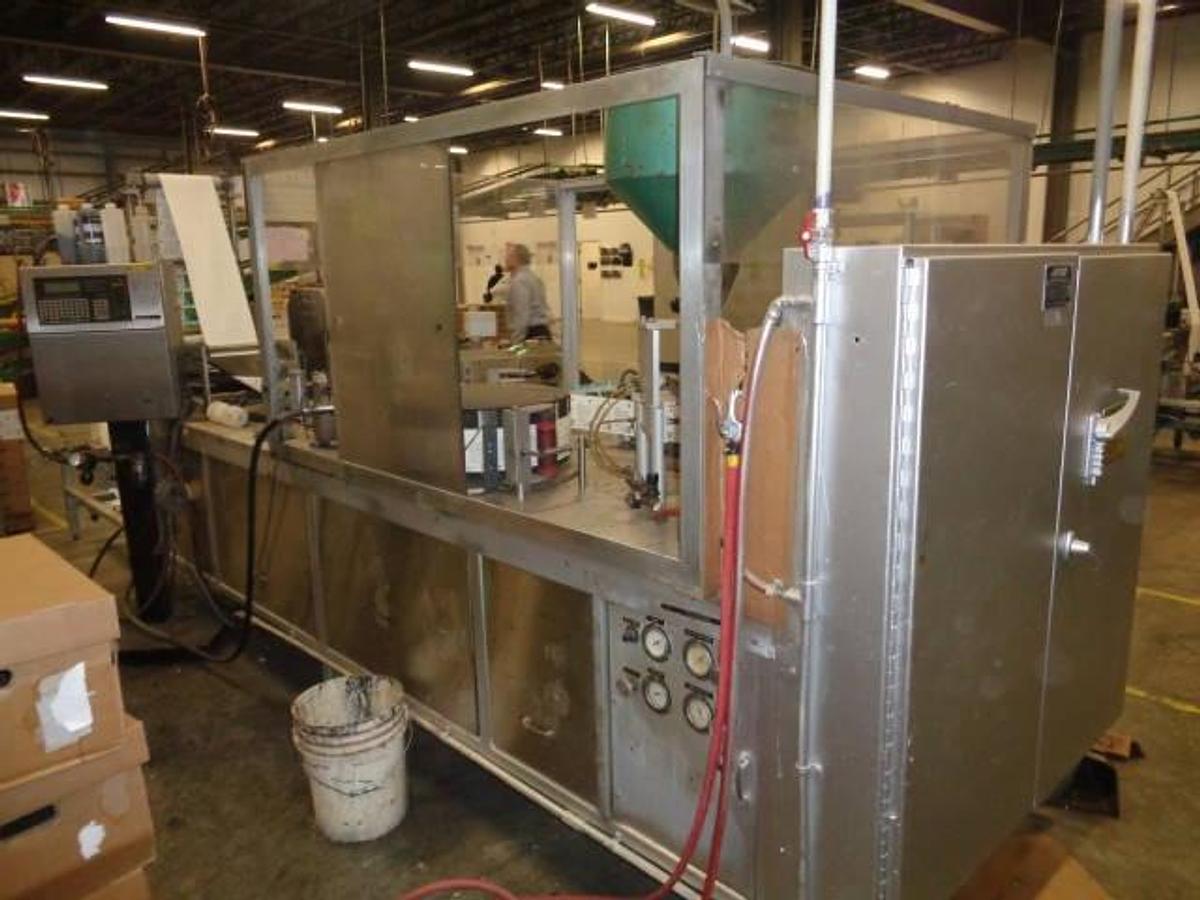 Used R A Jones Pouch King Form/Fill/Seal Machine, 250 Per Minute
