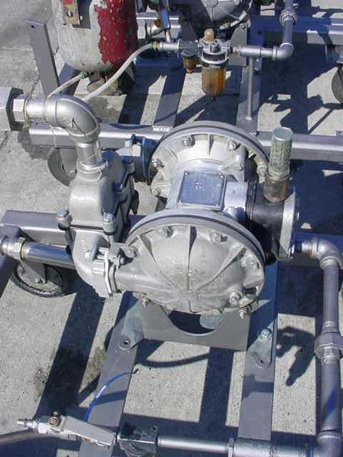 Used Sandpiper Air Operated Double Diaphragm Pumps, Portable (3)