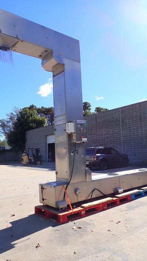 Used Ohlson 11 Ft. High Stainless Steel Bucket Elevator