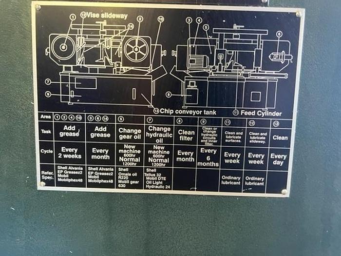 Used 2011 Cosen  C-320 NC horizontal Dual Column Band Saw