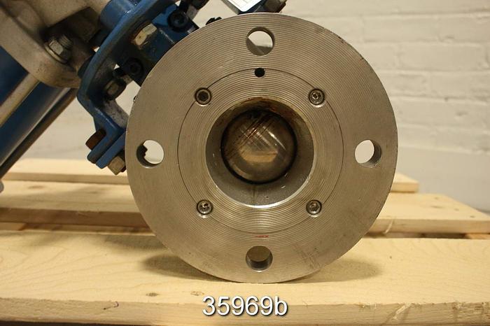 Used Neles Jamesbury 3 D150f 3600MT 3" Ball Control Valve #35969