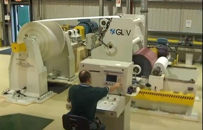 Used 36" GL&V SLITTER W/ CLASS III TIDLAND SHEAR SLITTERS MFG 2001