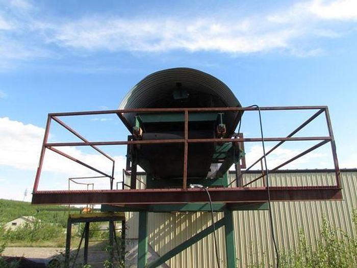 Used 48" WIDE x 70 FOOT LONG FLAT BELT CONVEYOR