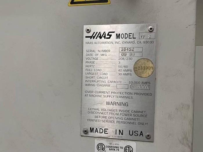 Used 1999 HAAS VF-2 CNC Machining Center