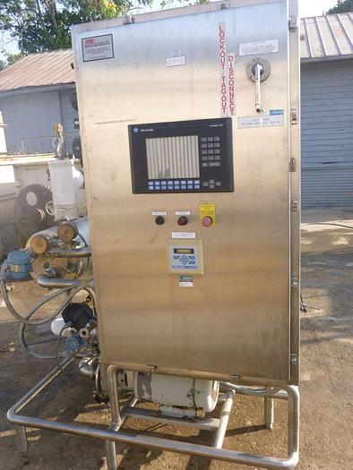 Used CIP, 2-Tank, 200 Gallon, 316L S/st, ESC, Heat Exchanger, #S744096