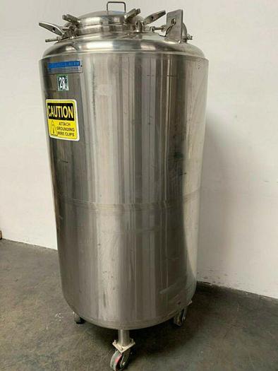 Used Paul Mueller 1100 Liter- F Stainless Steel Triple Jacketed Reactor 50 PSI