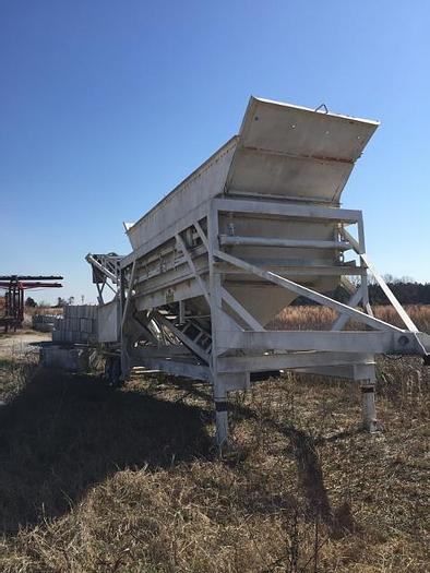 Used Stephens Portable Low Profile Concrete Batch Plant