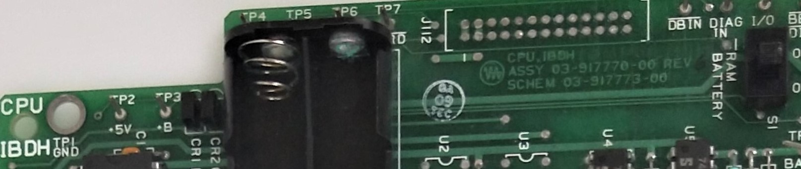 Used Varian 03-917770-00 CPU IBDH Motherboard for Varian Star 3400 GC