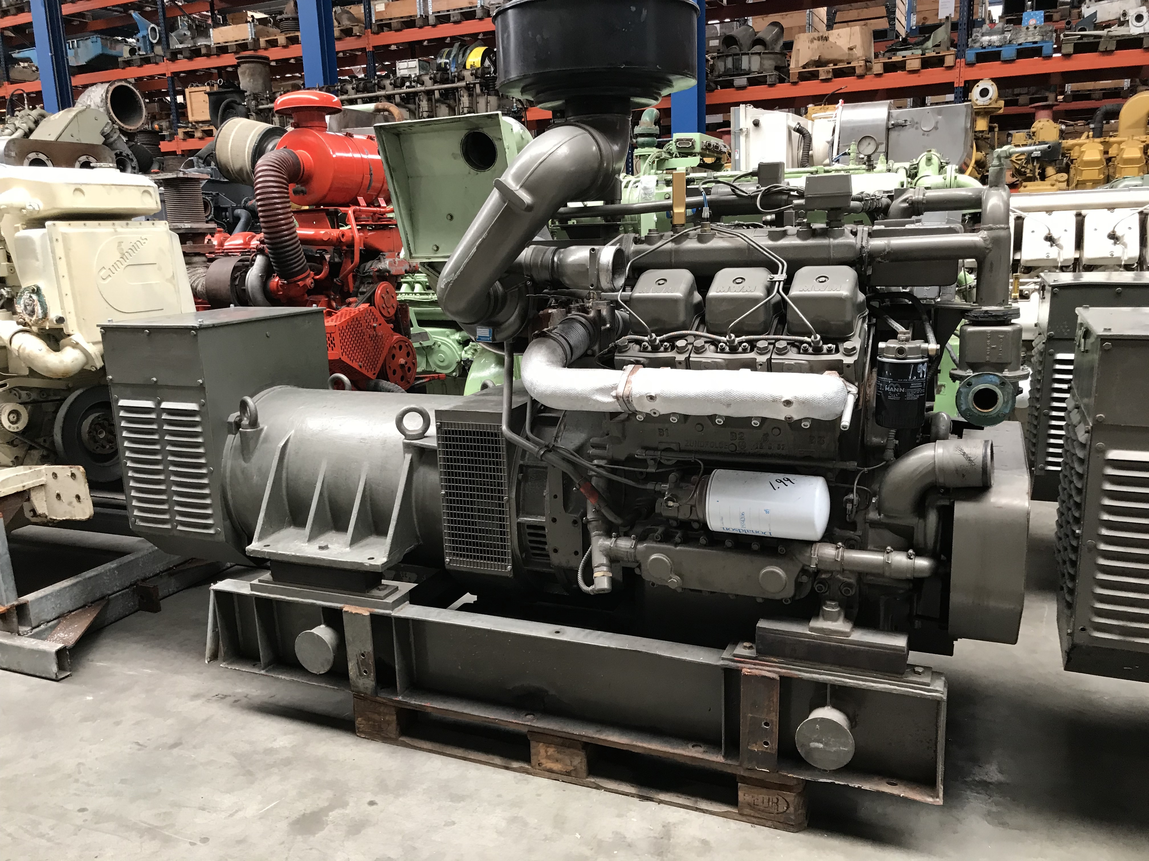 Used 1988 MWM TBD 234-V6 / A.VAN KAICK GEN.SET 250 KVA for Sale at