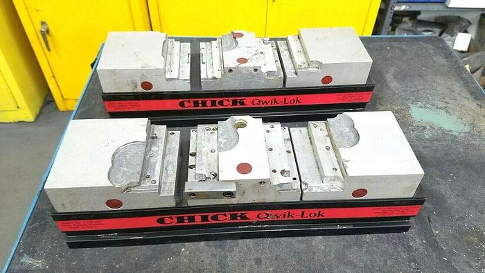 Used Chick Qwik Lok QL4 CNC Machining Autochuck Automatic Vise fast part work holding