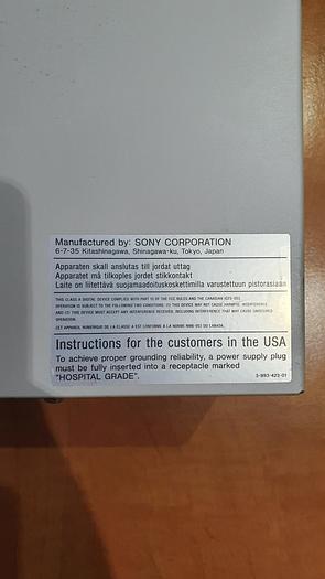 Gebraucht SONY UP-S897 Drücker