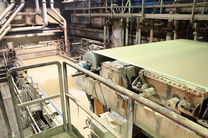 Used GL&V  Complete 110" Trim 2-Ply  Paper Machine #30139
