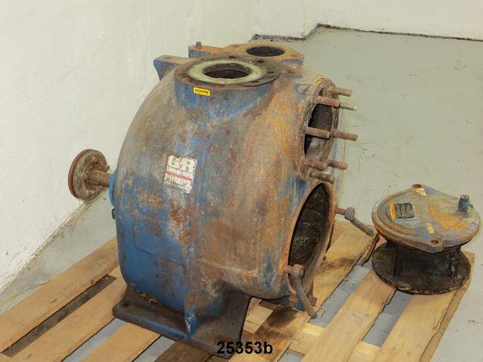 Used Gorman Rupp T4A60-B Trash Pump, 4" Ductile Iron Impeller, Ductile Iron Casing, Standard Impeller Diameter #25353