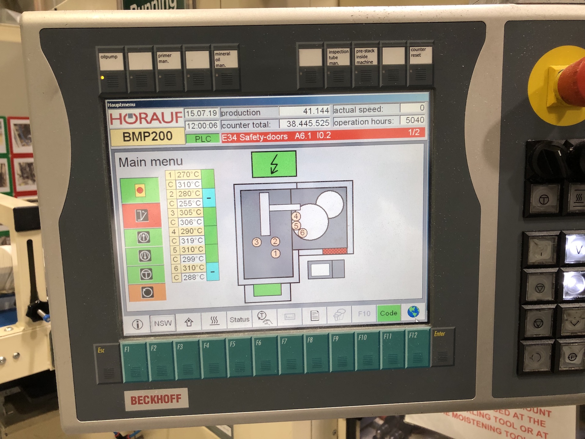 Used 2008 Hoerauf BMP 200 Paper Cup Machine