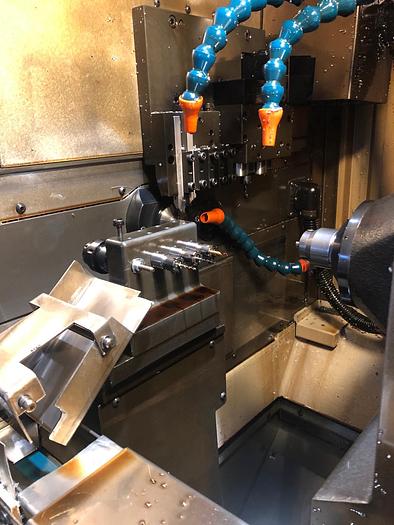 Usato TORNIO CNC A FANTINA MOBILE GILDEMEISTER SPEED 12-7 LINEAR CON CARICATORE IEMCA GENIUS 118