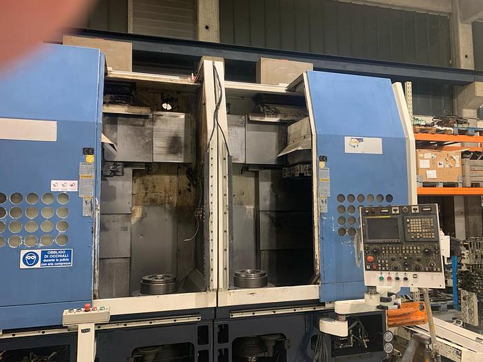 Usato TORNIO CNC VERTICALE BIMANDRINO HONOR SEIKI VL 66 AT