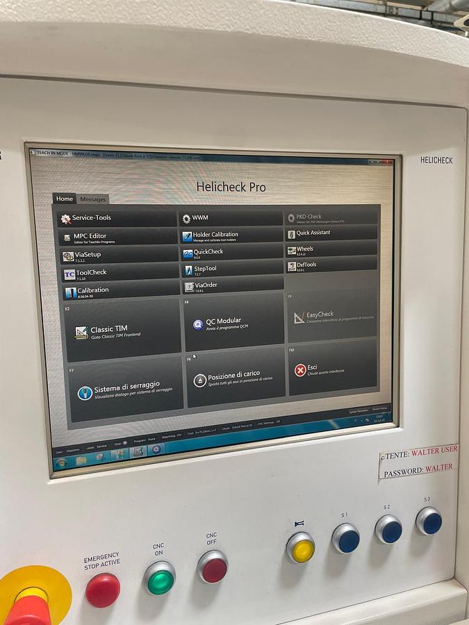 Used Macchina di misura WALTER HELICHECK PRO