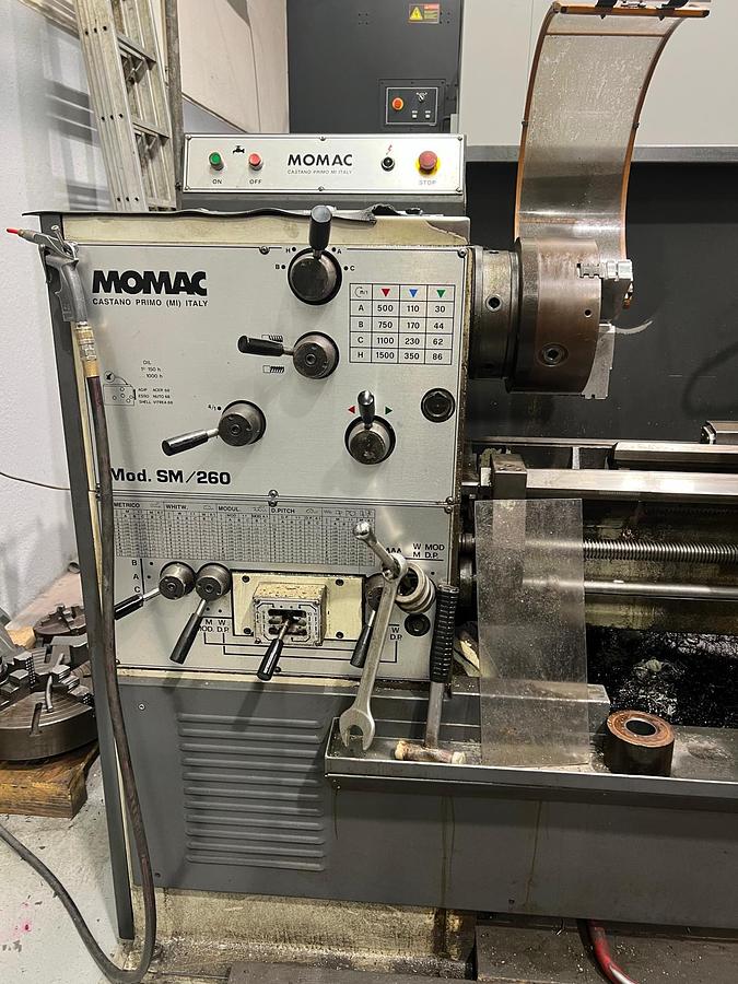 Used Tornio parallelo MOMAC SM 260 