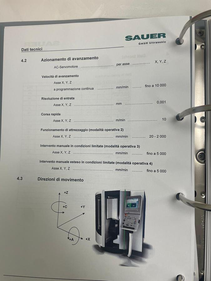 Used Centro di lavoro 5 assi ULTRASONIC 10
