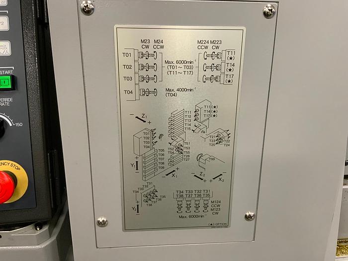 Usato TORNIO CNC A FANTINA MOBILE TSUGAMI B0386E-III CON CARICATORE DI BARRE TOP AUTOMAZIONI RES 442