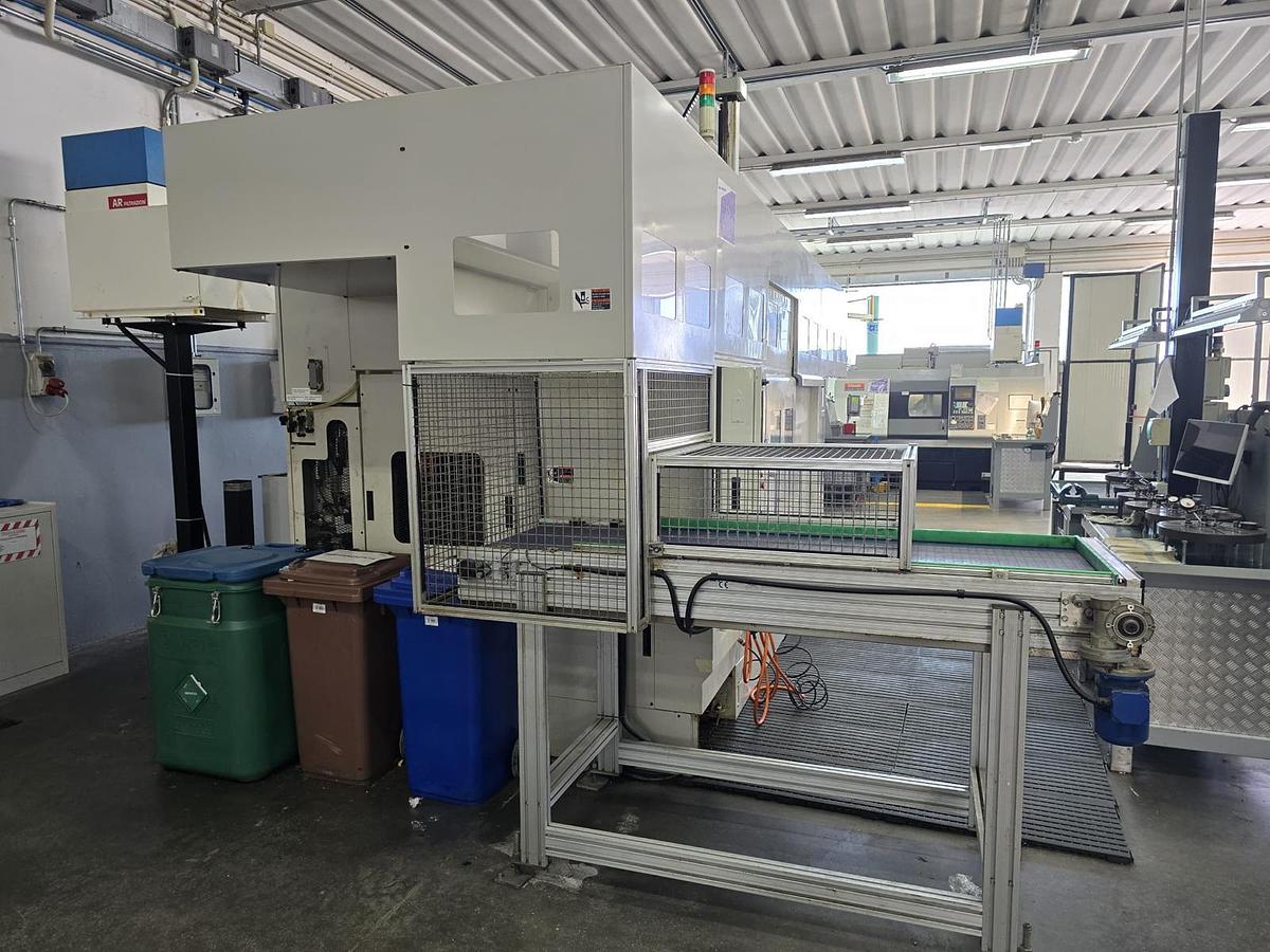 Used Tornio bimandrino ad asse orizzontale MURATEC MT200