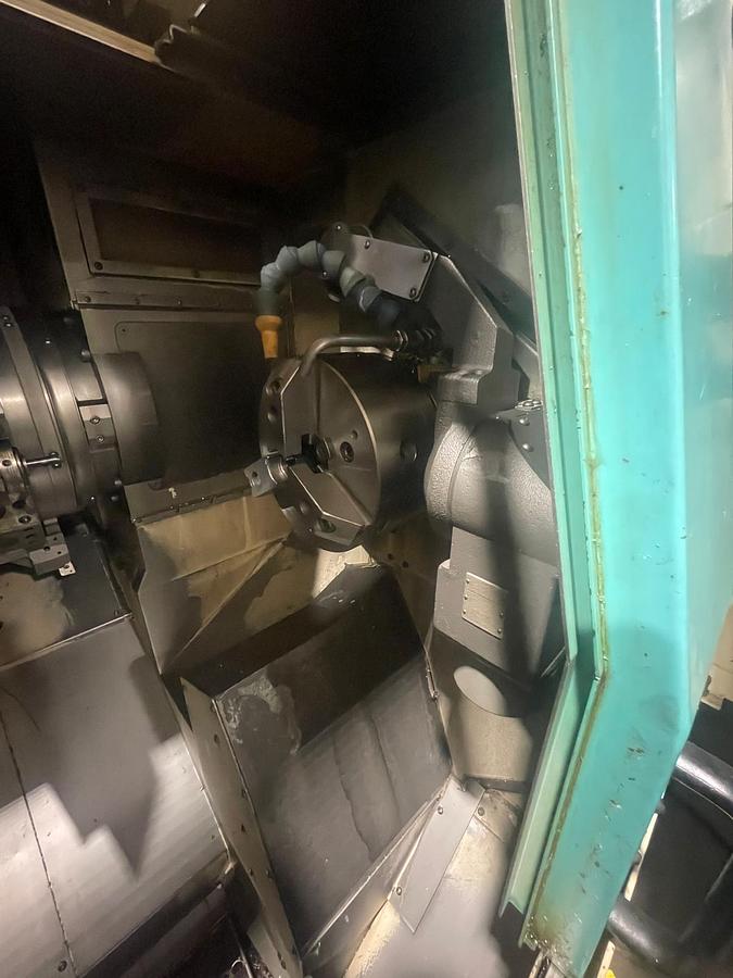 Used Tornio cnc ad asse orizzontale con portale integrato MURATEC MT12 motorizzato