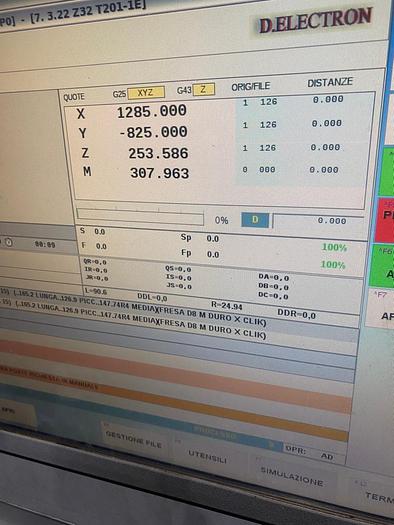 Usato CENTRO DI LAVORO VERTICALE A MONTANTE MOBILE FMS ISX 32