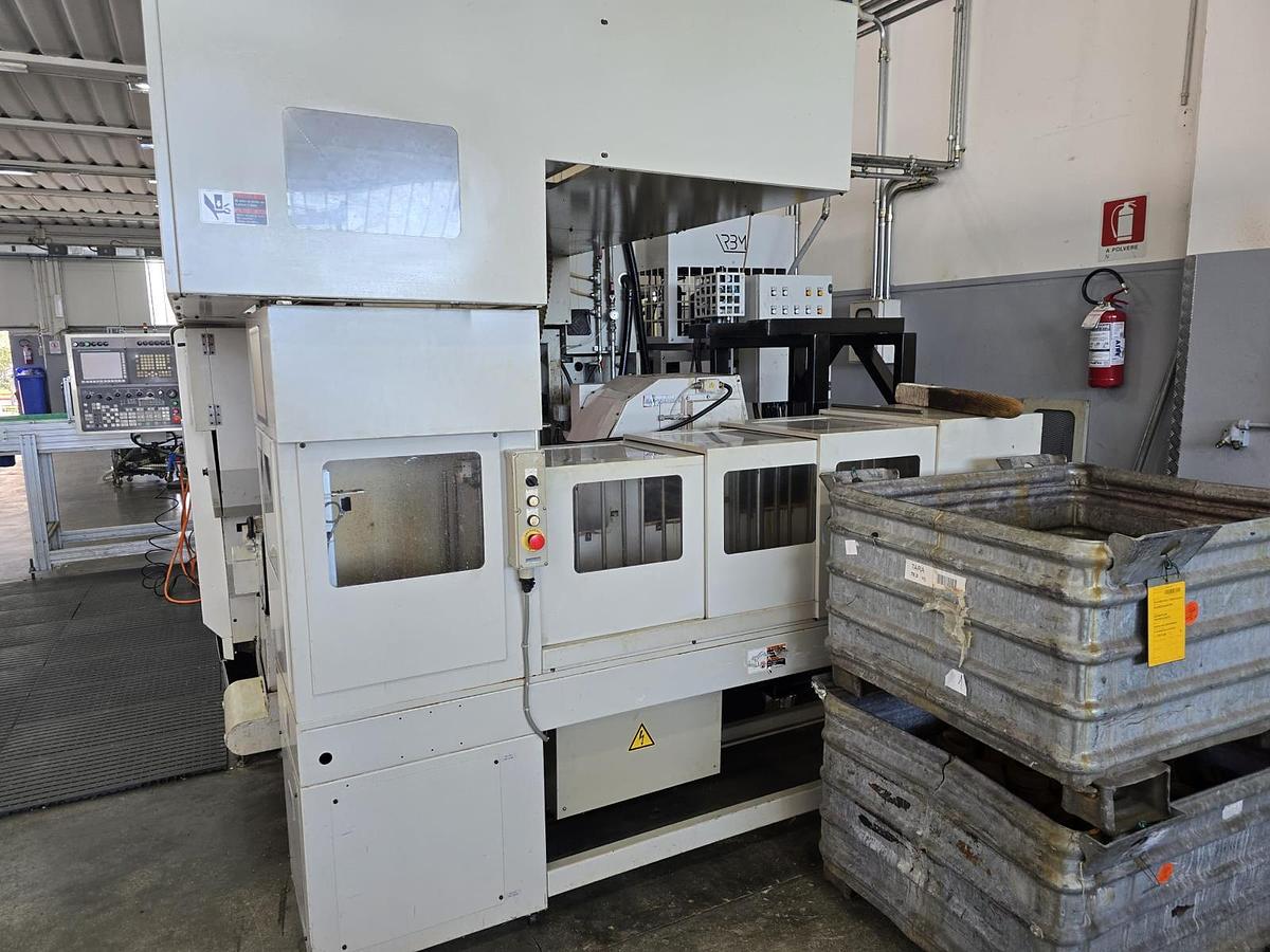 Used Tornio bimandrino ad asse orizzontale MURATEC MT200