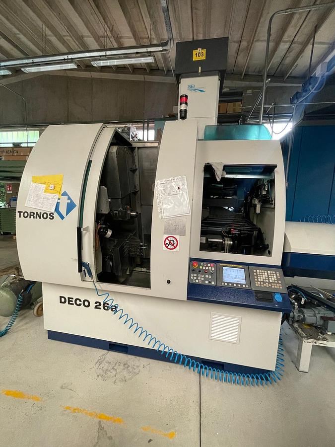 Used Tornio a fantina mobile TORNOS DECO 26