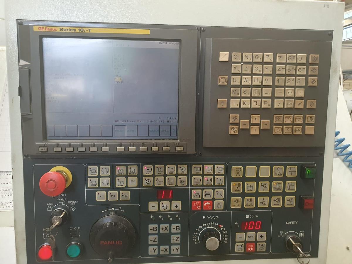Used Tornio cnc testa fissa ad asse orizzontale BIGLIA B470 YSM