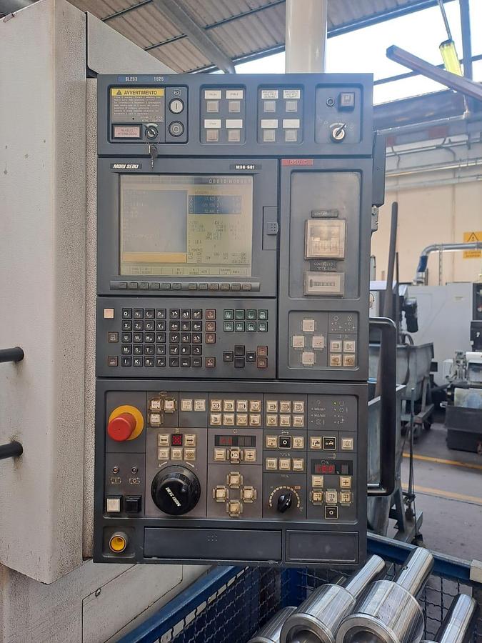Used Tornio cnc testa fissa ad asse orizzontale MORISEIKI SL-253 BMC 1000