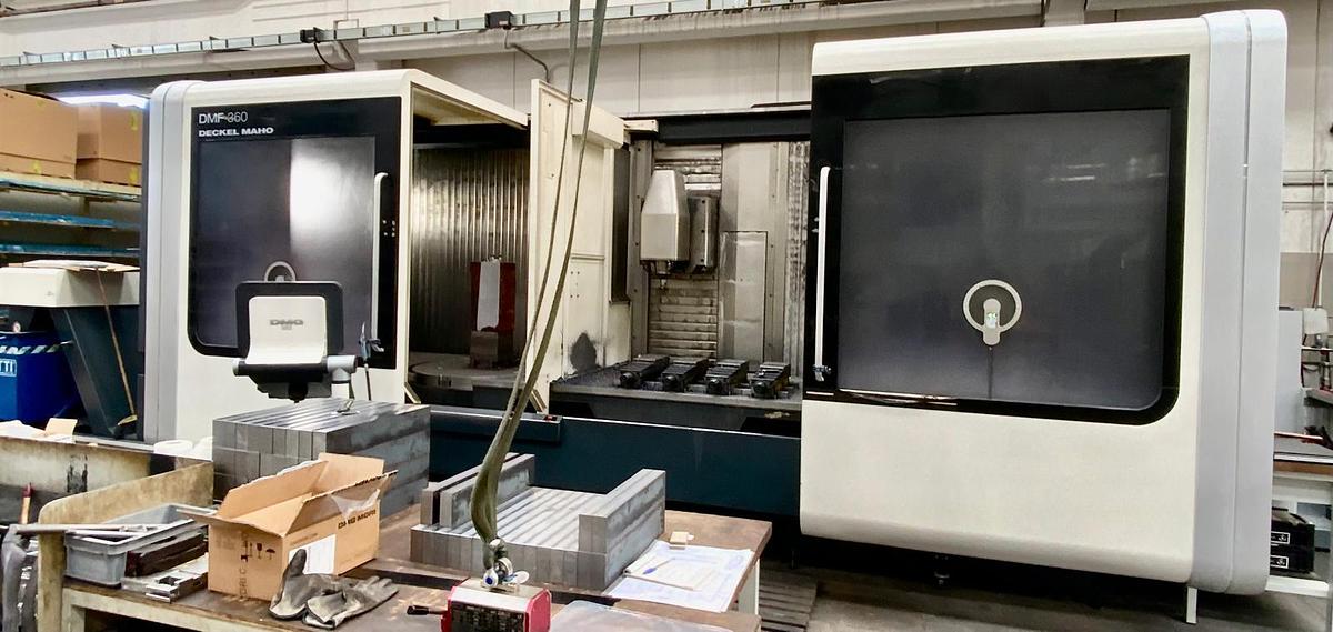 Used Centro di lavoro verticale a montante mobile DMG DMF 360 