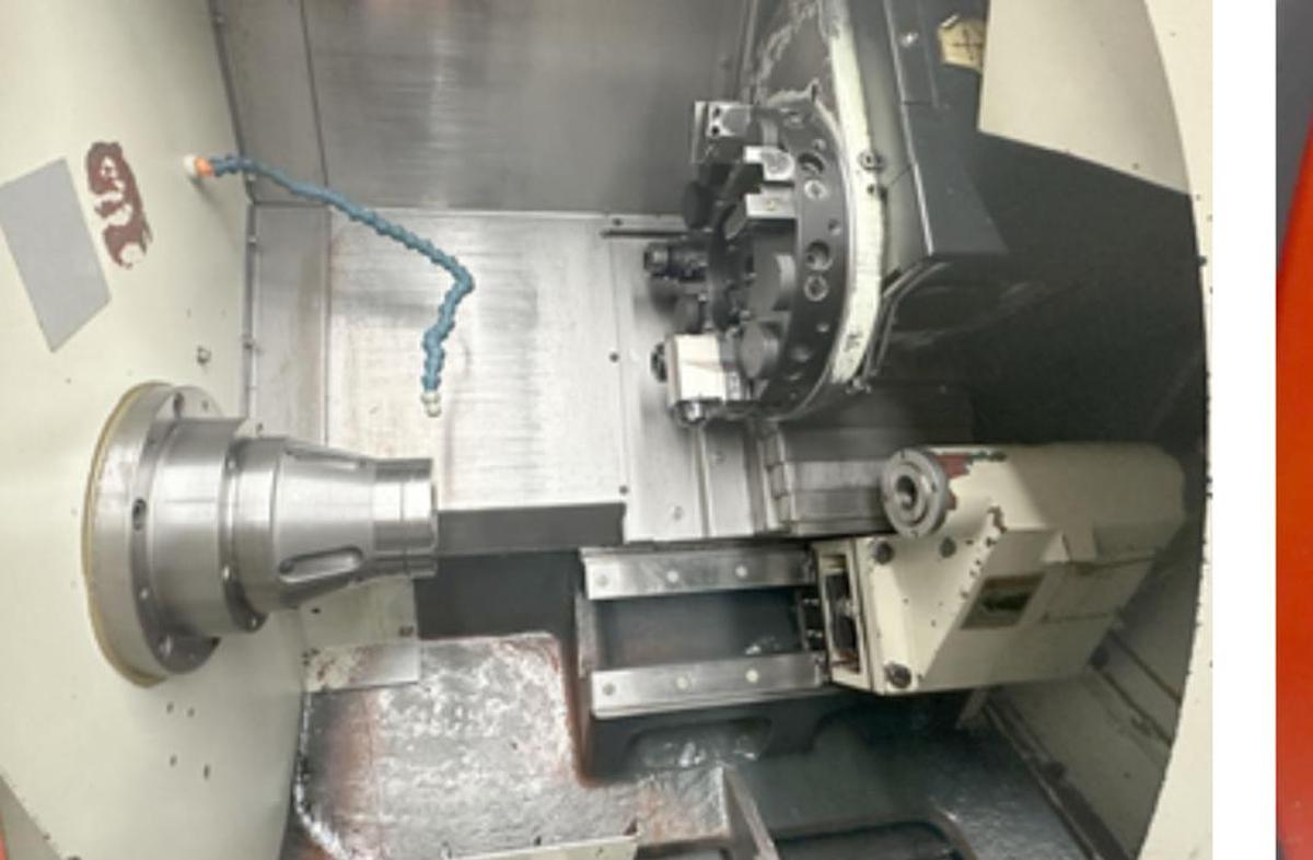 Used Tornio ad asse orizzontale testa fissa ANGELINI CLIPPER 