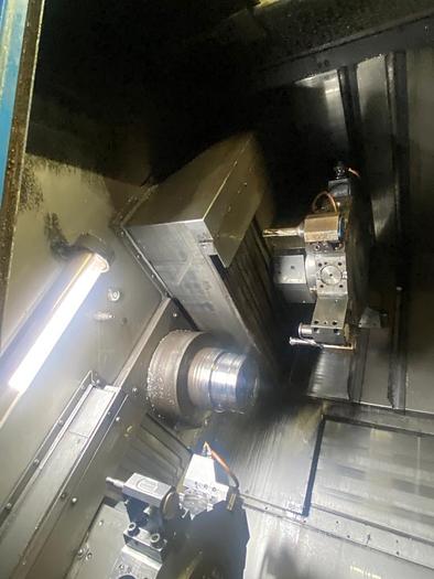 Usato TORNIO CNC ORIZZONTALE TESTA FISSA NAKAMURA WTS 150+ CARICATORE DI BARRE LNS QUICK LOAD SERVO II