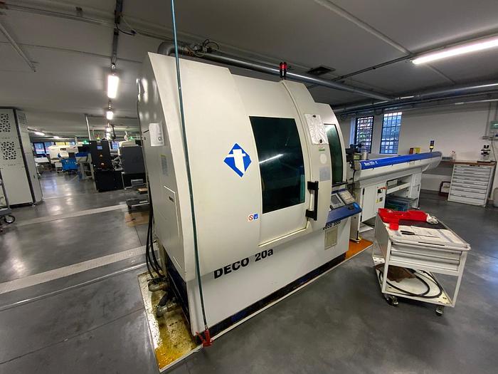 Used Tornio CNC a fantina mobile TORNOS DECO 20 A 