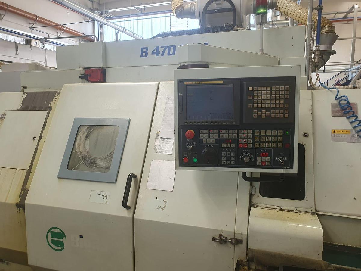 Used Tornio cnc testa fissa ad asse orizzontale BIGLIA B470 YSM