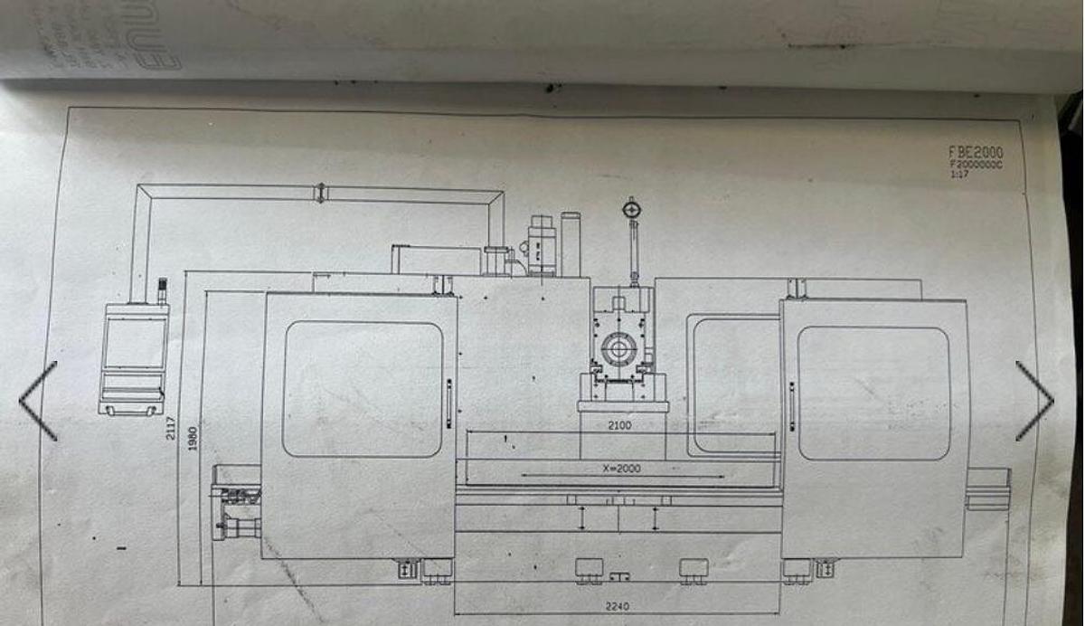 Used Fresatrice cnc a banco fisso EUMACH FBE 2600