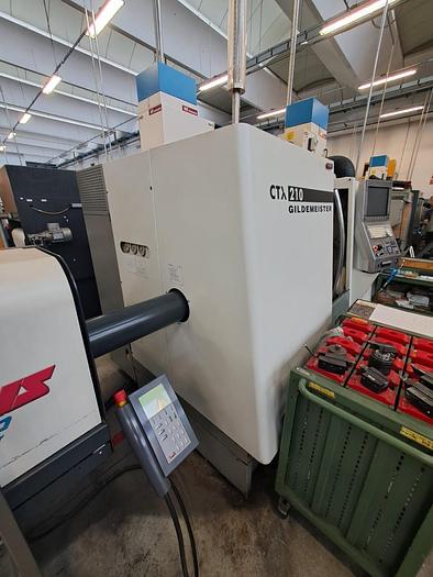 Used TORNIO ORIZZONTALE TESTA FISSA CNC GILDEMEISTER CTX 210