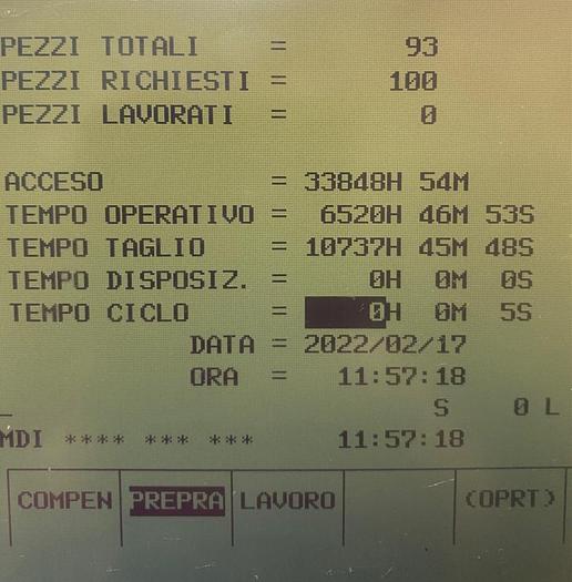 Usato CENTRO DI LAVORO VERTICALE 3 ASSI A MONTSANTE MOBILE FAMUP MMV 160 EVOLUTION