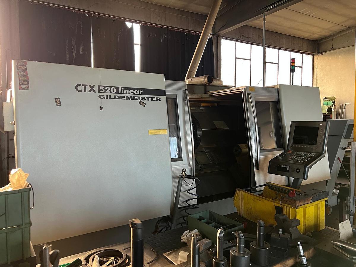 Used Tornio a testa fissa ad asse orizzontale GILDEMEISTER CTX 520 Linear