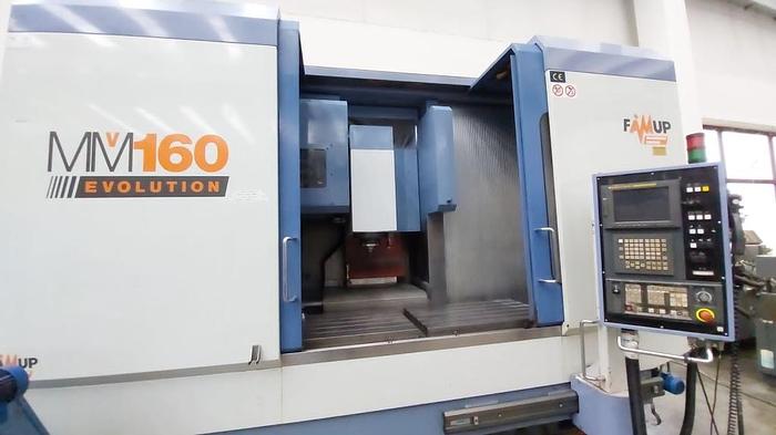 Usato CENTRO DI LAVORO VERTICALE 3 ASSI A MONTSANTE MOBILE FAMUP MMV 160 EVOLUTION