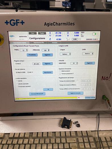 Used Elettroerosione AGIE CHARMILLE CUT 30 P