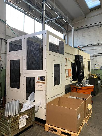 Used Tornio bimandrino ad asse orizzontale FUJI TNW35 TR