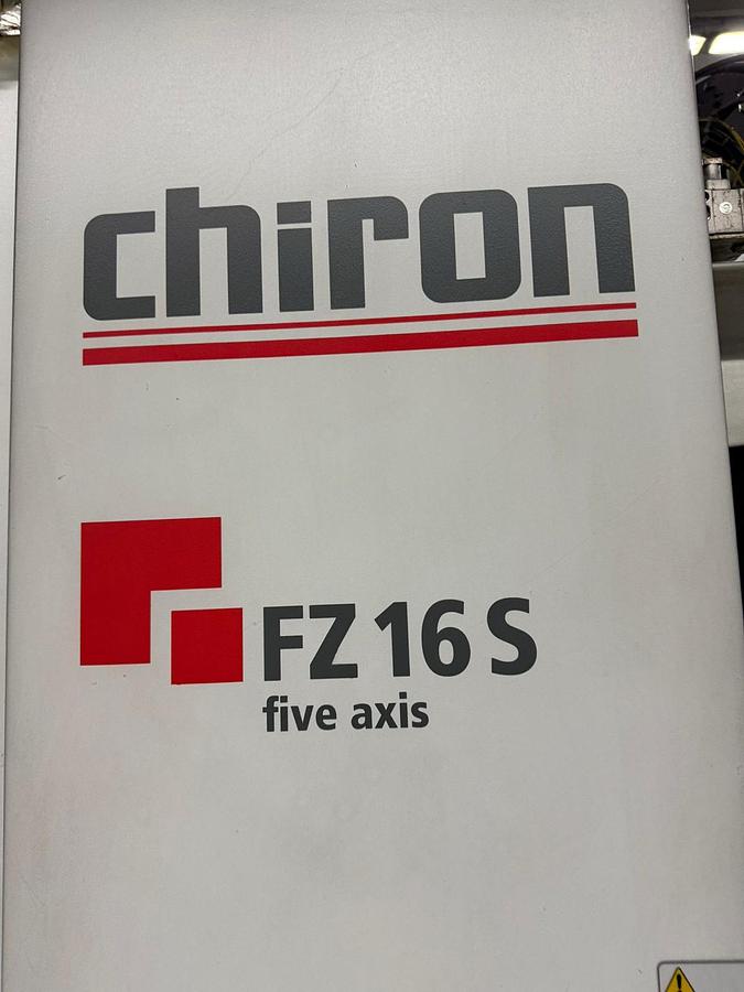 Used Centro di lavoro verticale 5 assi in continuo CHIRON FZ 16 S
