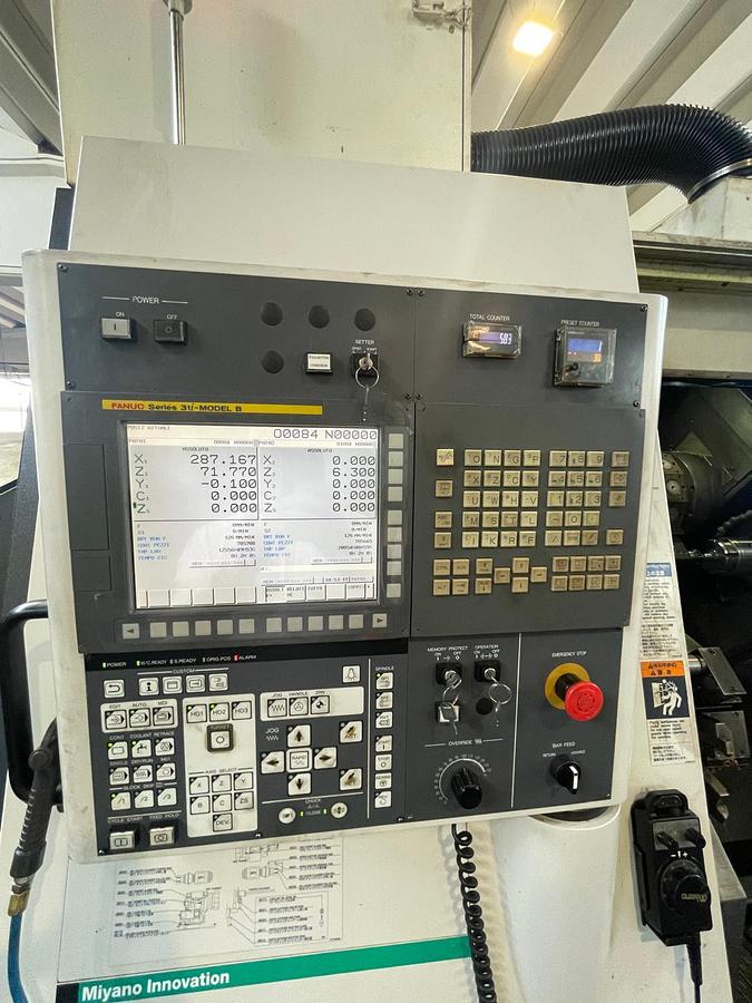 Used Tornio CNC ad asse orizzontale MIYANO ABX 64SYY2 