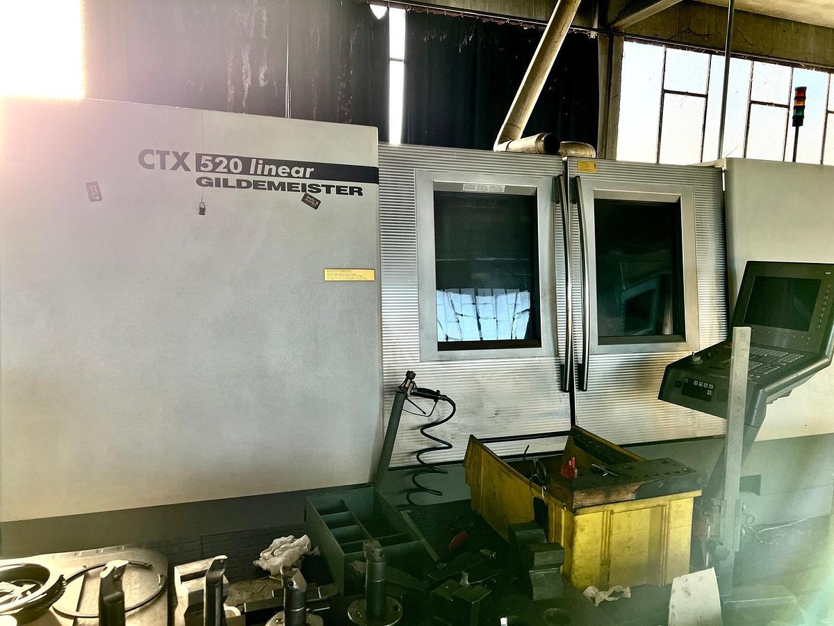 Used Tornio a testa fissa ad asse orizzontale GILDEMEISTER CTX 520 Linear